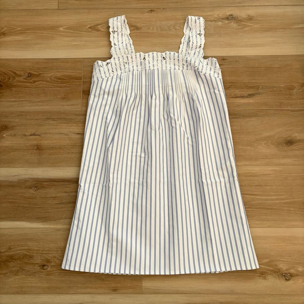 J. Crew Ondine Mini Dress Striped Double Cotton Poplin XS